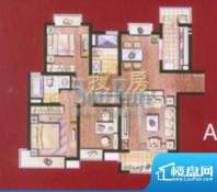 宝地东花园A户型 3室2厅2卫1厨面积:137.00平米