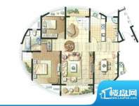 缇香公寓c3y户型 4室2厅4卫面积:240.00平米