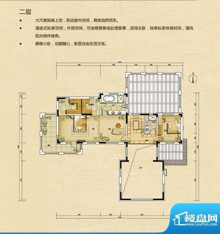 沿海·未来deVilleC二层户型图