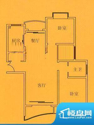 东源名都20号楼二室户型面积:117.48平米