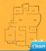东源名都4房户型图 4室2厅2卫1面积:160.60平米