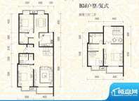 华纺易城A2D户型 4室3厅2卫1厨