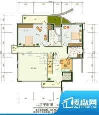 澳景园C户型二层 2室1厅1卫面积:118.12平米