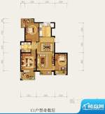 北京城建·琨廷C1户型奇数层 3面积:100.63平米