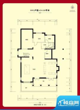 首开璞瑅墅璞园别墅-MN2户型休面积:454.88平米
