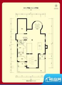 首开璞瑅墅璞园别墅-MN1户型休面积:456.44平米