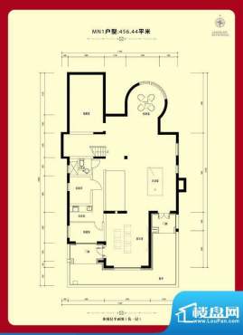 首开璞瑅墅璞园别墅-MN1户型休面积:456.44平米