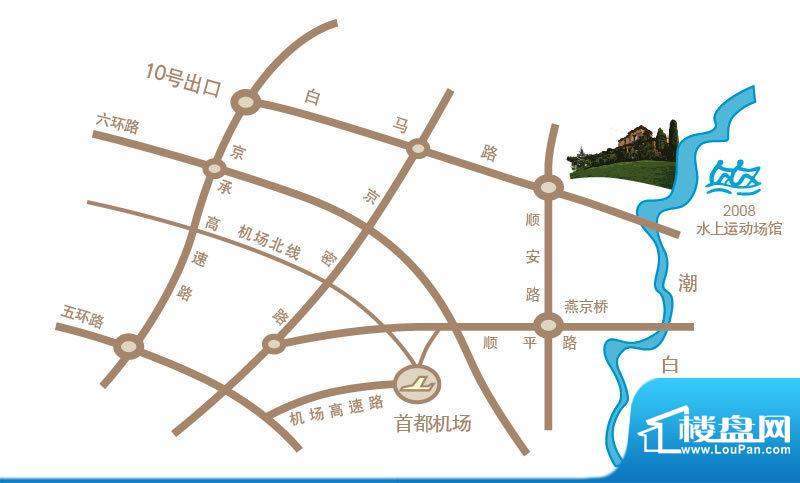 龙湖·香醍溪苑交通图