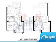 柏林山水A3’反跃层户型 3室2厅