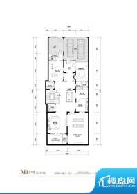 棕榈滩中央墅M1户型 礼宾层地下面积:776.00平米