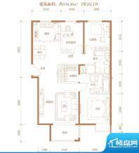 亚奥·金茂悦C7户型 3室2厅2卫面积:118.30平米