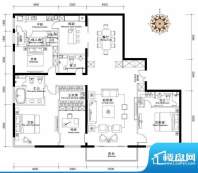 正源·金融世家华苑A1户型 4室面积:386.00平米