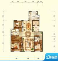 天润·香墅湾1号I户型图 3室2厅面积:190.00平米