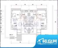 优山美地C1二层户型 面积:95.38平米