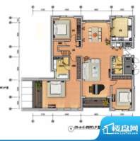 阳光上东C9-6-C-PENT1户型 3室