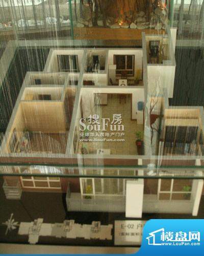 京汉铂寓户型模型外景图