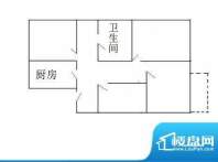 金泰丽富嘉园户型图 4室1卫1厨