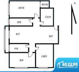 金泰丽富嘉园户型图 4室2厅1卫