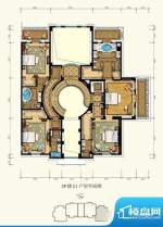御园圆厅别墅户型图（售完） 4面积:360.00平米