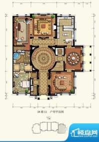 御园圆厅别墅户型图（售完） 3面积:160.00平米