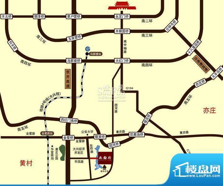 北京198栋交通图
