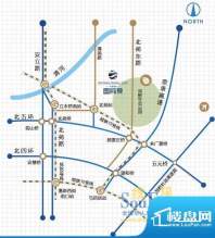 中国铁建国际城交通图