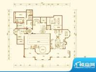 泰禾红御E户型地下室户型图 2室