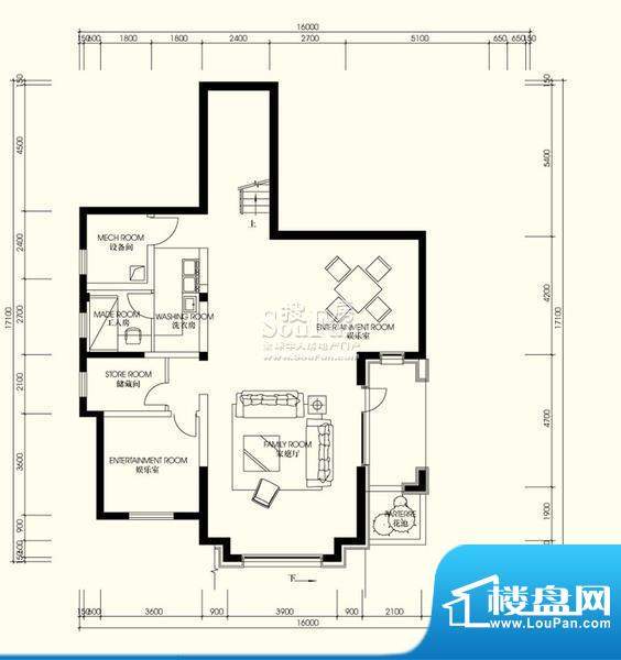 君山高尔夫别墅M22功能层 