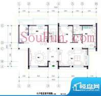 碧水庄园A区C1首层户型 