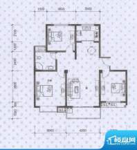 长城天一家园15#16#S1户型 3室面积:117.60平米