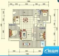 中信博鳌千舟湾户型G2 3室2厅2