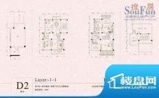 众安绿色港湾D2户型 面积:180.00平米