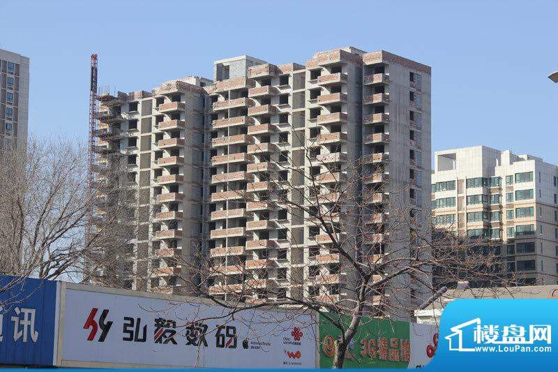 四平佳园高层楼体实景图（20120209）