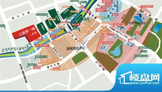江南第一城交通图
