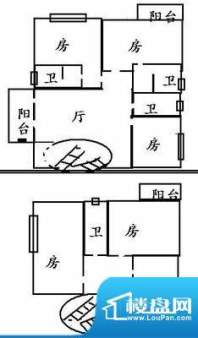 悦榕东岸丰泰东海山庄 5室 户型面积:330.00平米