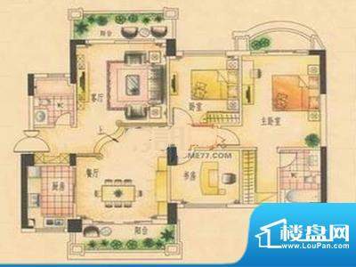 东田丽园五期 4室 户型图面积:134.00平米