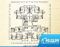 阳光粤港二期14栋15层 2室2厅1面积:88.72平米