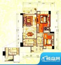 虎门地标09/10/11栋标准层01单面积:89.60平米