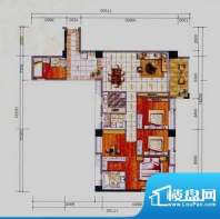 虎门地标2栋18层02户型 2室2厅面积:58.27平米