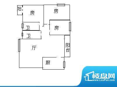 虎门1号 4室 户型图面积:170.00平米