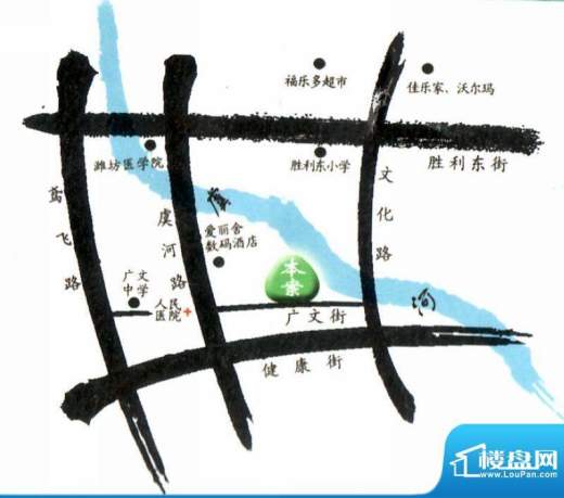 江南怡景交通图
