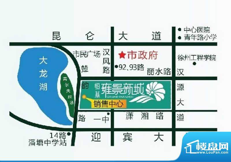 雍景新城交通图
