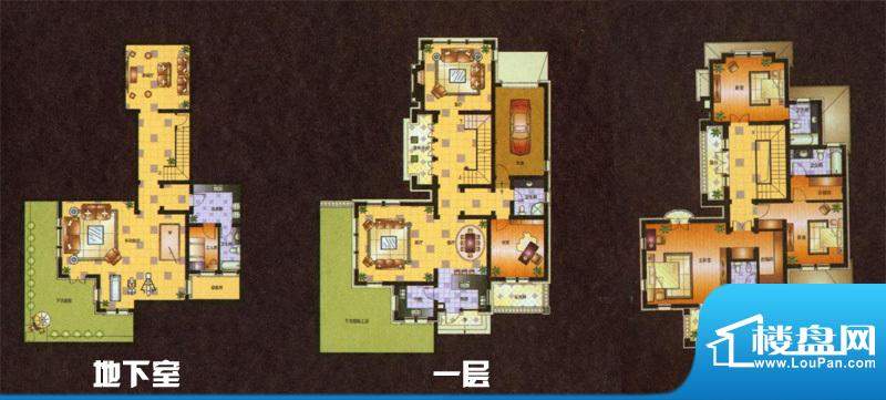 檀香山檀宫XA2户型 6室5厅5卫1面积:459.00平米