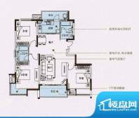 国信龙湖世家B2 3室2厅2卫面积:125.00平米