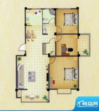 徐矿城多层C2户型 2室2厅1卫面积:115.50平米