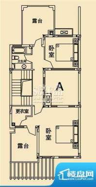 开元麓郡A户型 三层平面 4室3厅面积:299.22平米