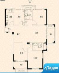 开元云龙谷G4户型 4室2厅2卫面积:146.00平米