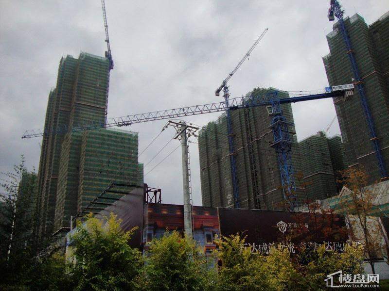 哈西万达广场项目施工进度外景