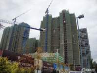 哈西万达广场项目施工进度外景