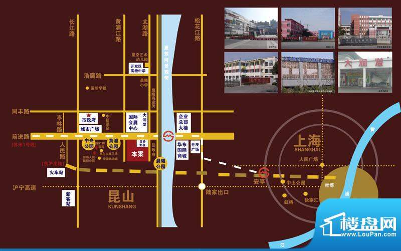 和兴东城交通图